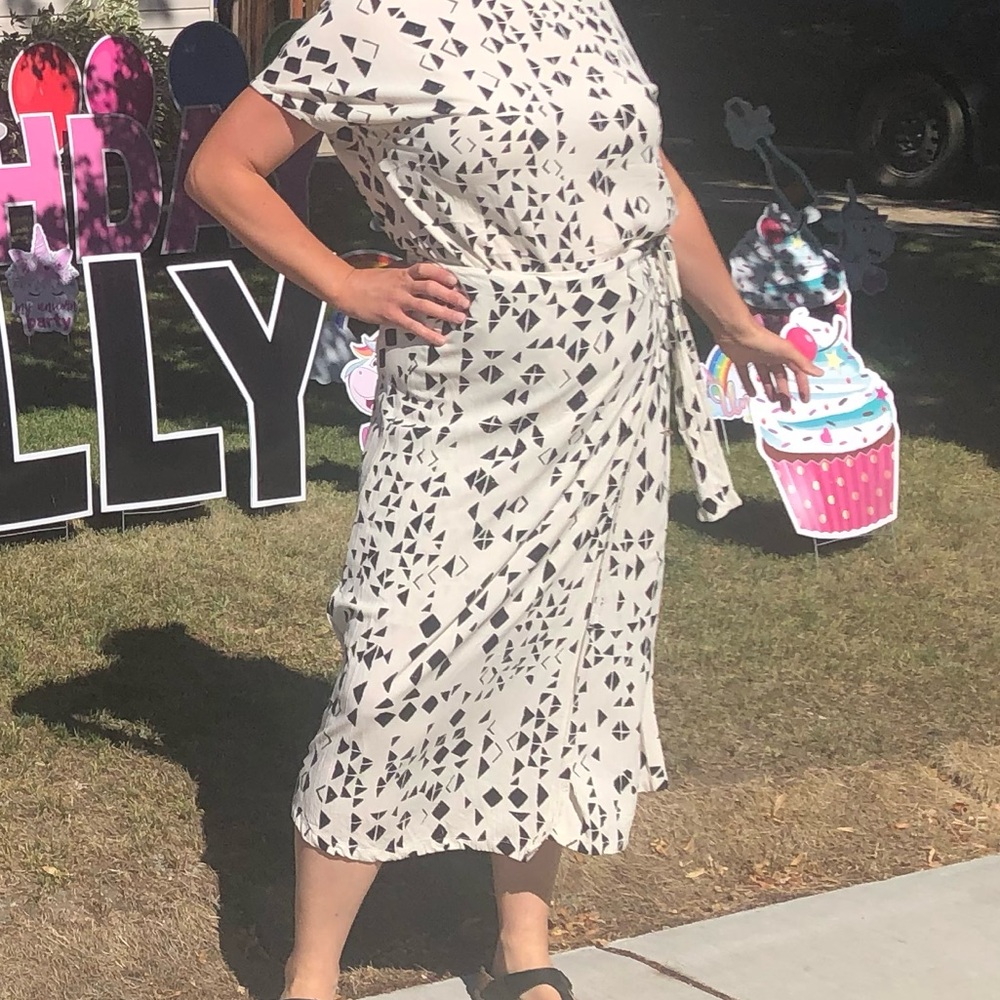 Melow long wrap skirt in L